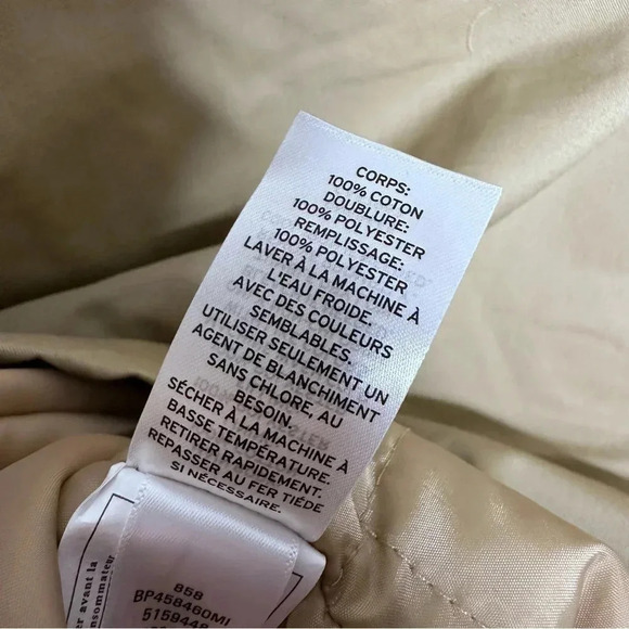 BP Nordstrom NWT Tan Grove Quilt Lined Button-up Shacket Shirt Jacket La… - Picture 10 of 11